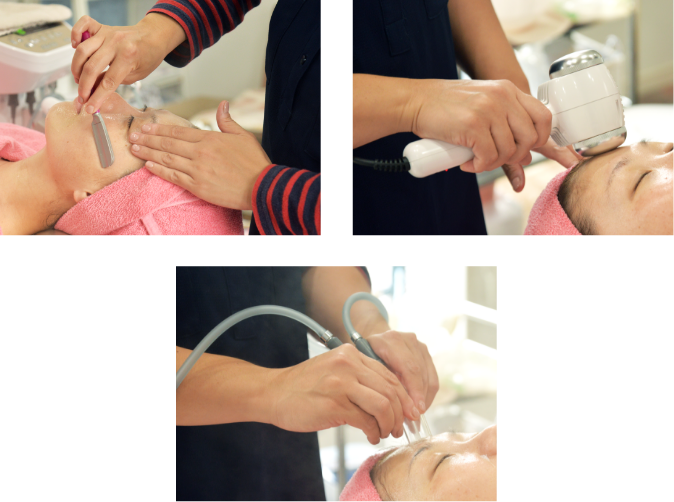 お顔そりエステ